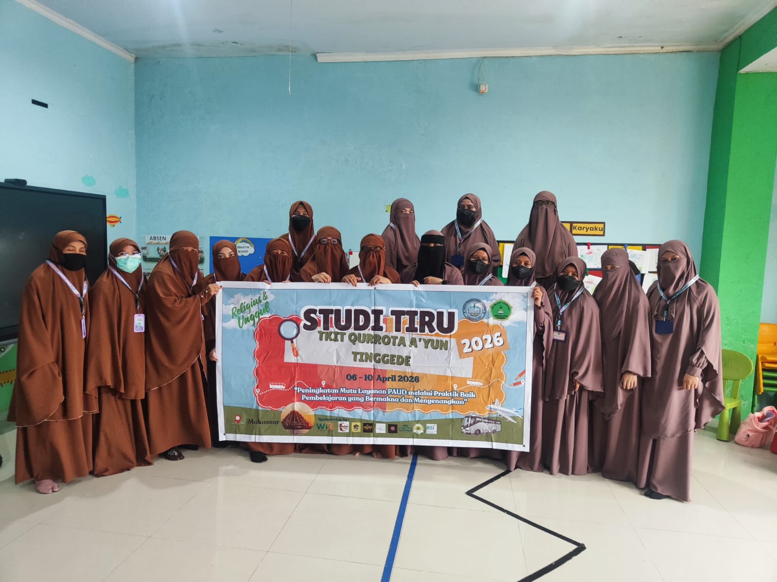 Kunjungan Edukatif dari Yayasan Pendidikan Wahdah Islamiyah Sigi ke TKIT Wihdatul Ummah